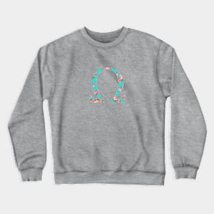 Omega Rose Letter Crewneck Sweatshirt